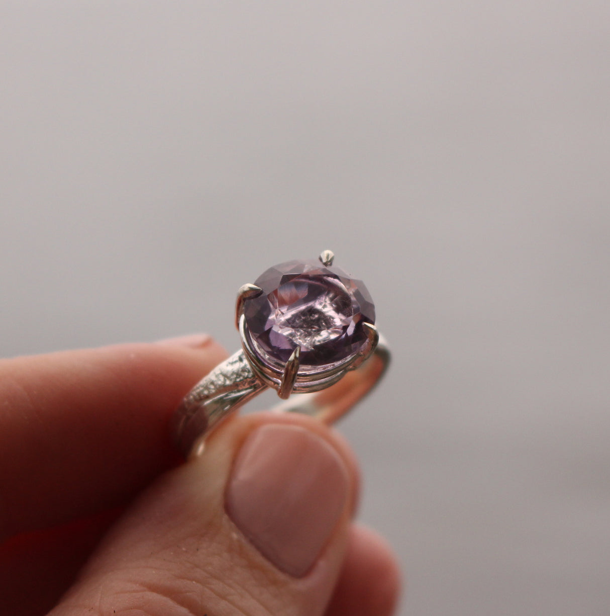 Amethyst Sand and Water Ring
