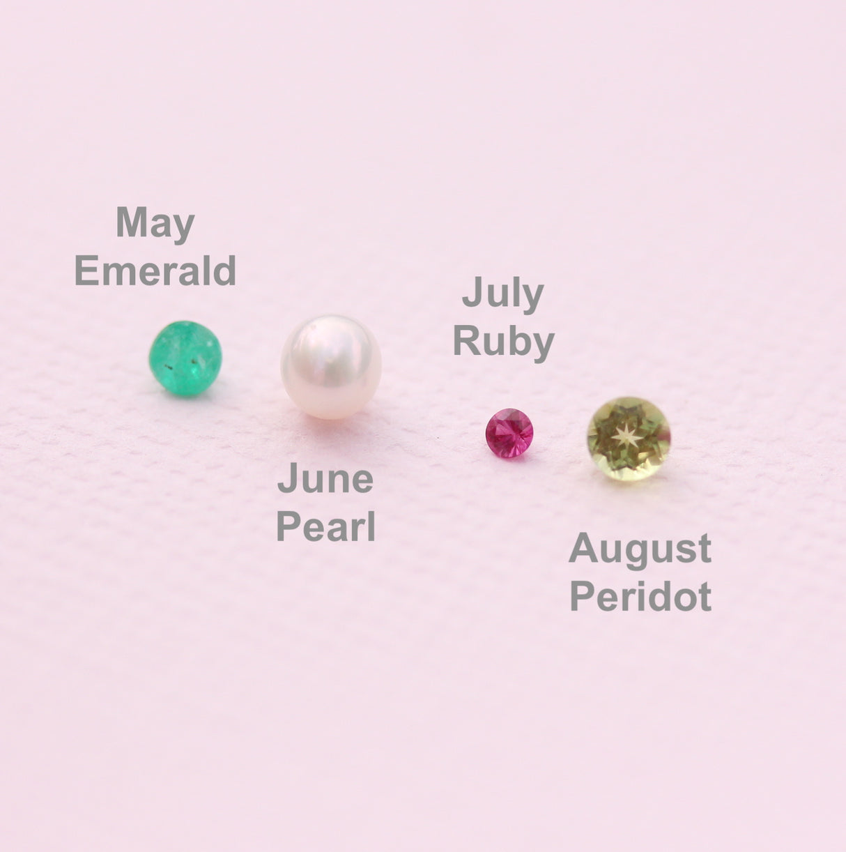 Birthstone Circle branch necklace