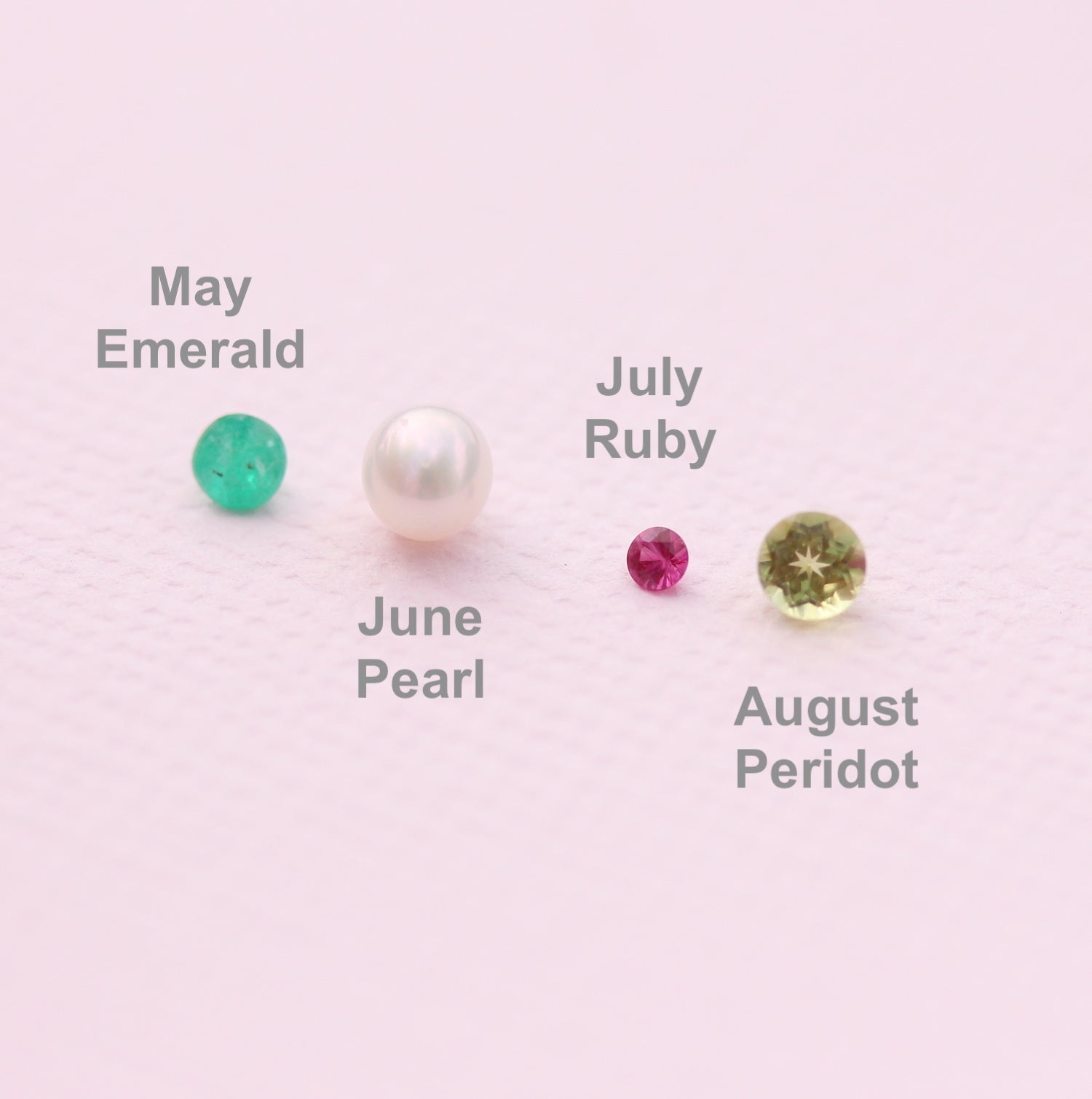 Birthstone Circle branch necklace