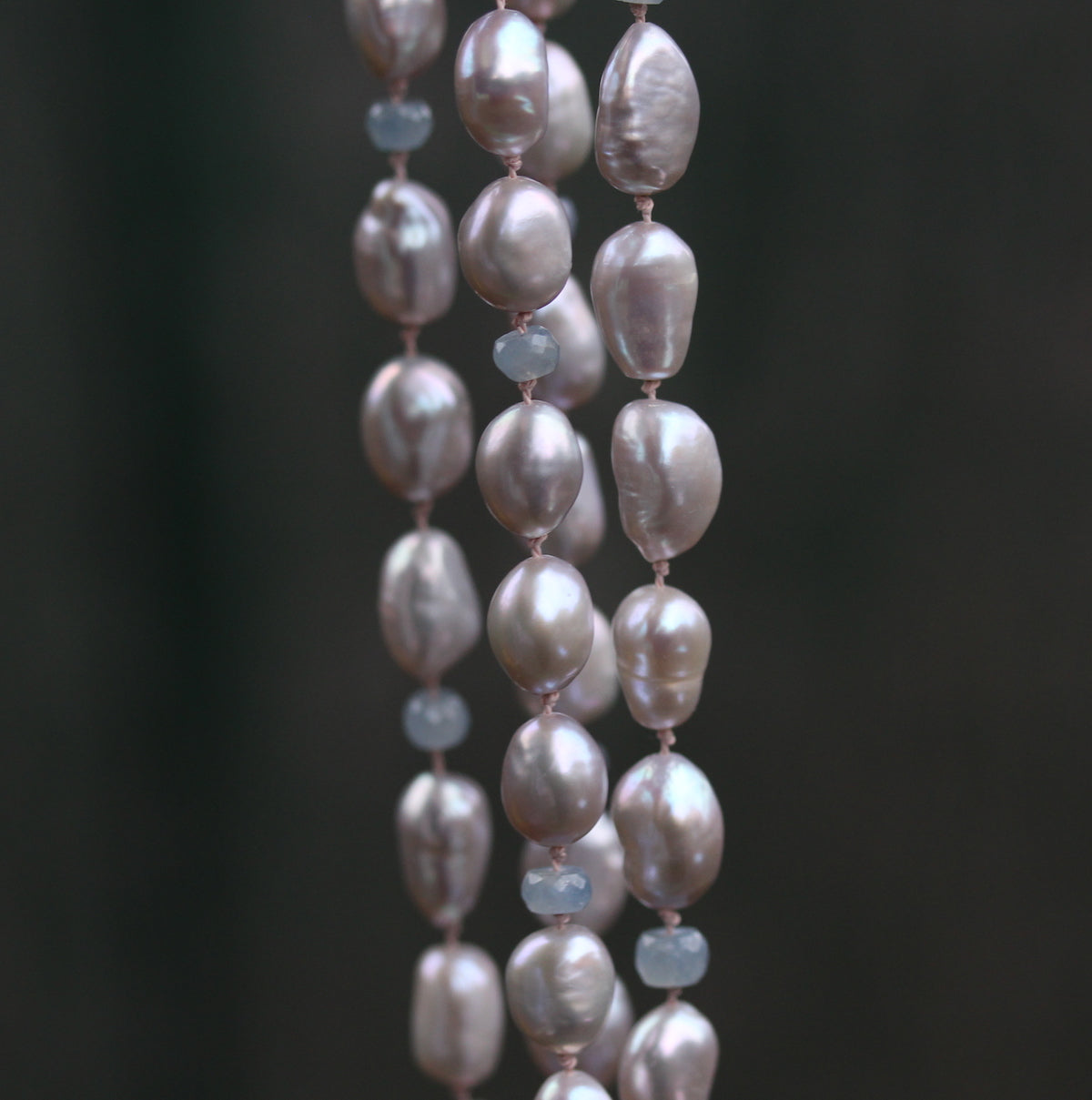 Pearl and Sapphire Necklace