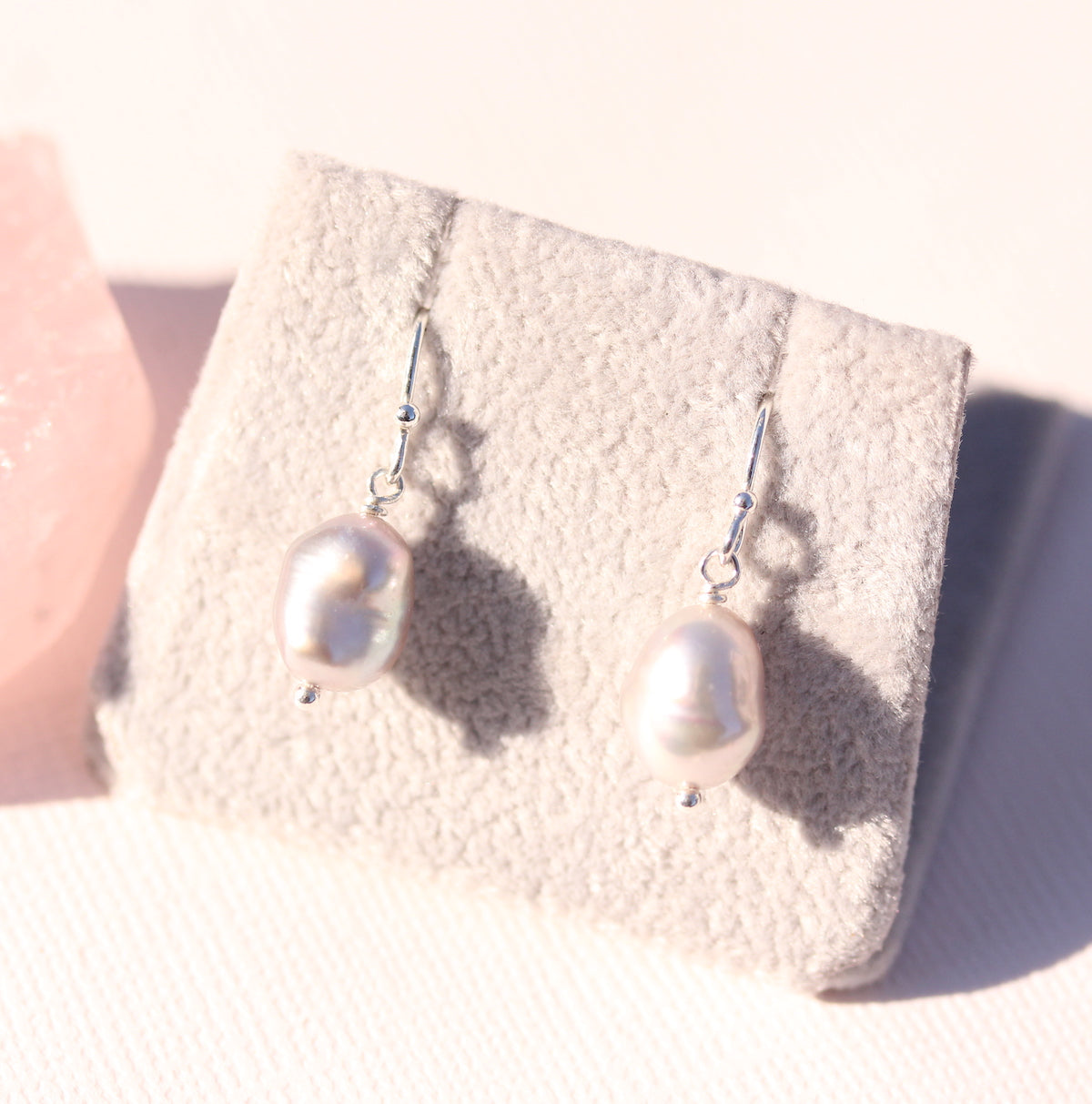 Drop Pearl Earrings