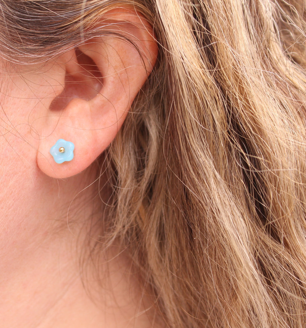 Forget-me-not earrings