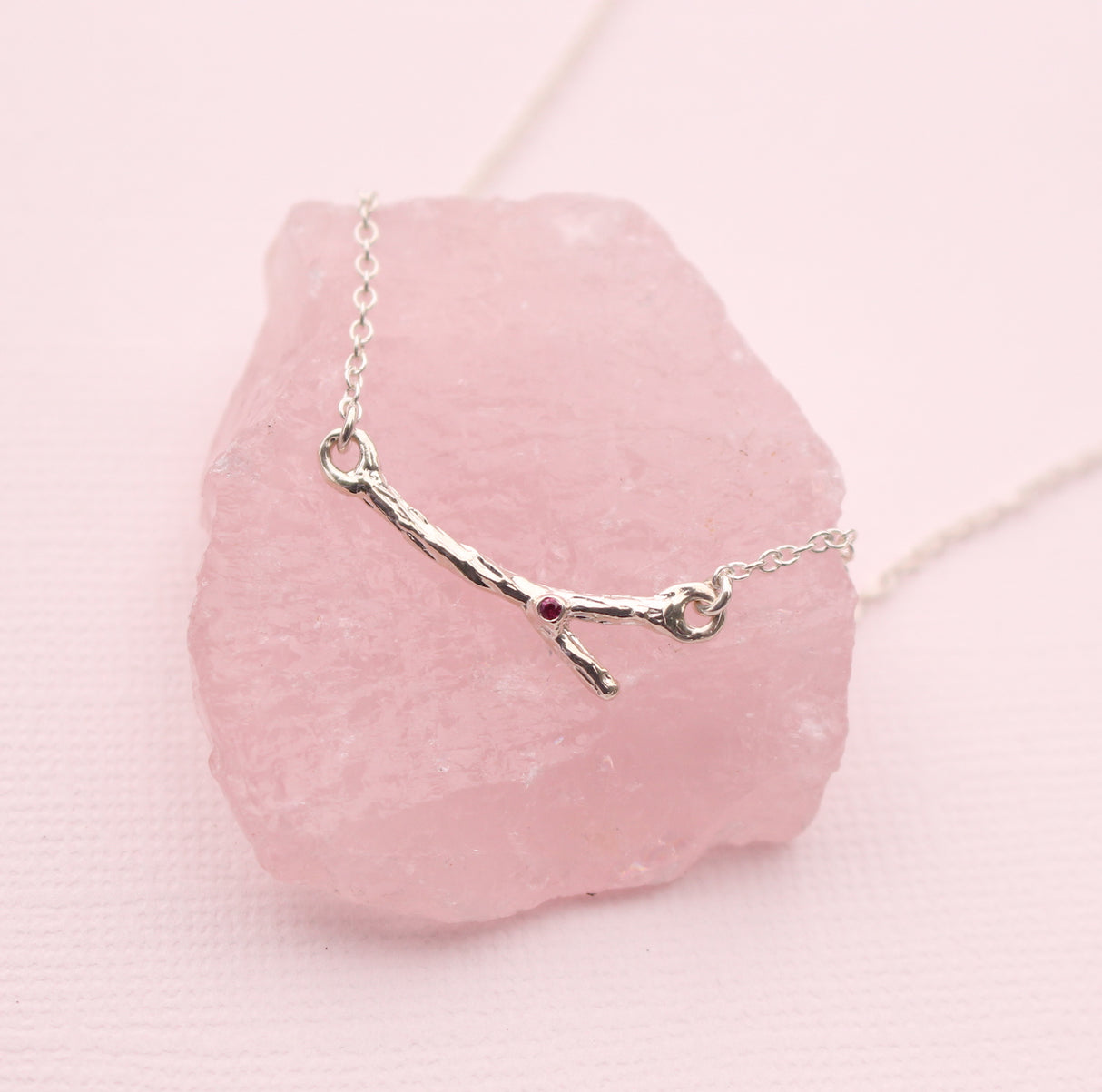 Delicate branch necklace