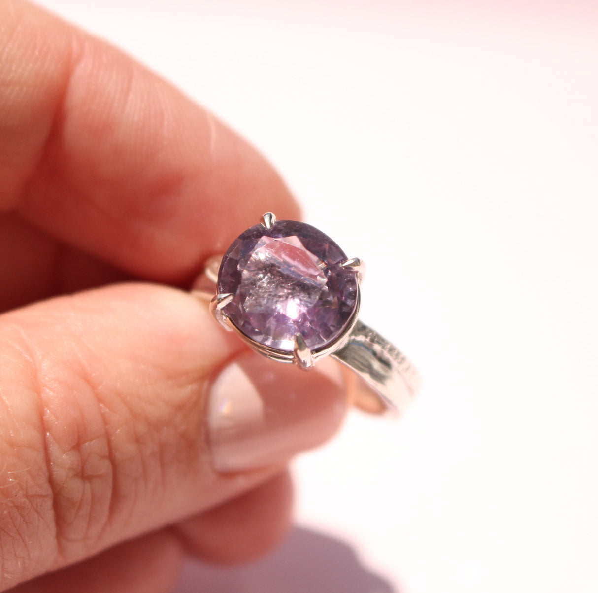 Amethyst Sand and Water Ring