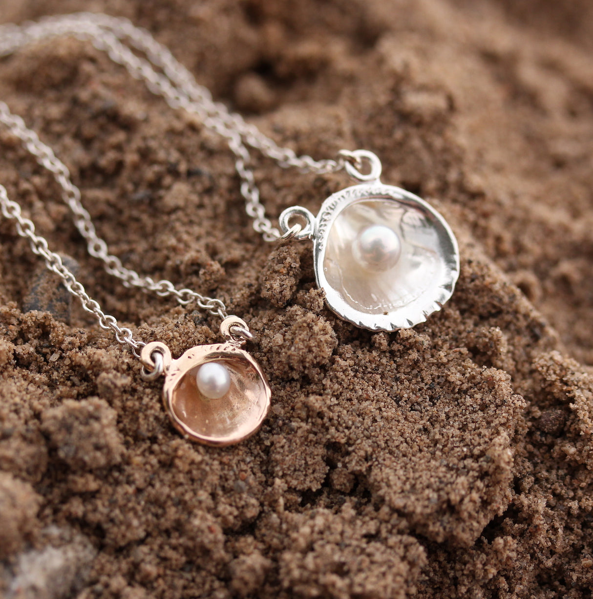 Shell and Pearl Necklace