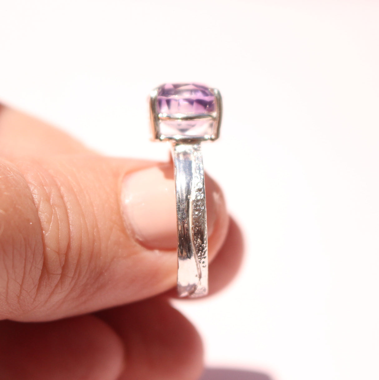 Amethyst Sand and Water Ring