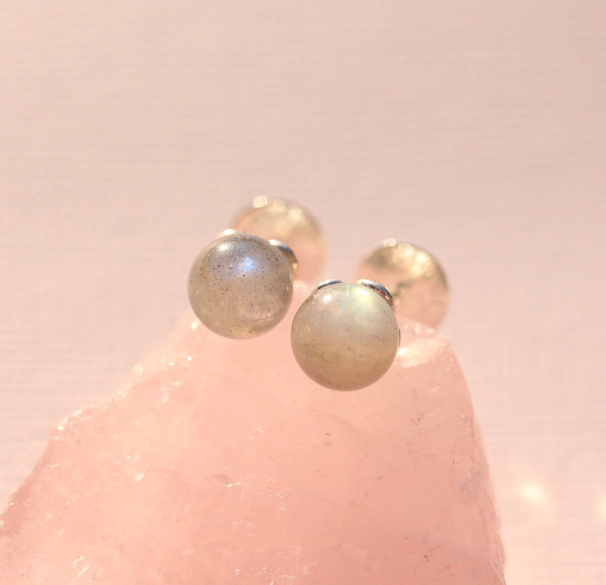 Four-Leaf Clover Gemstone Earrings