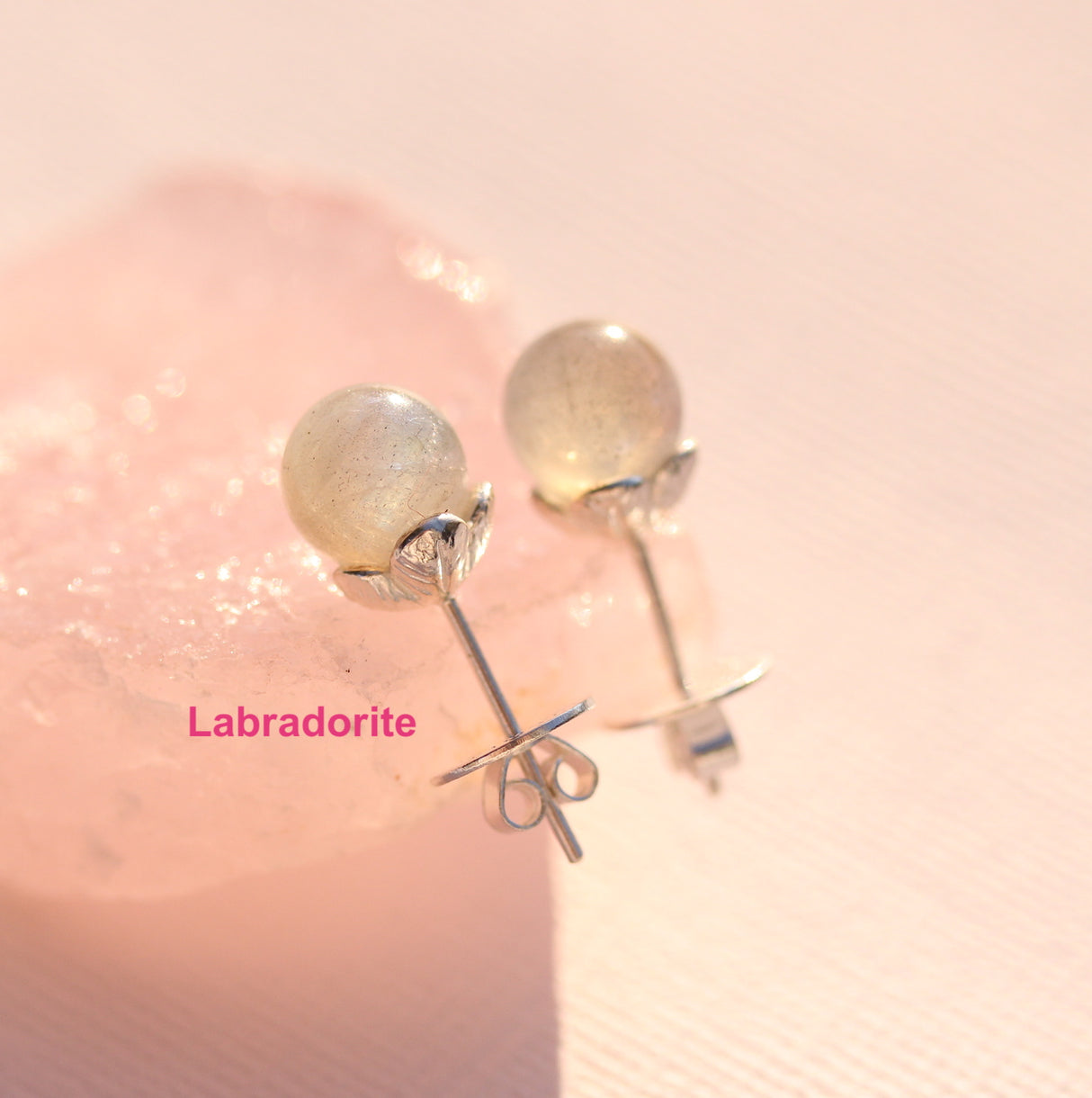 Four-Leaf Clover Gemstone Earrings