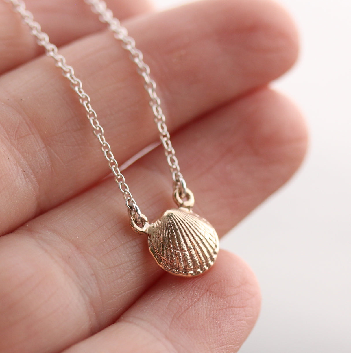 Shell and Pearl Necklace