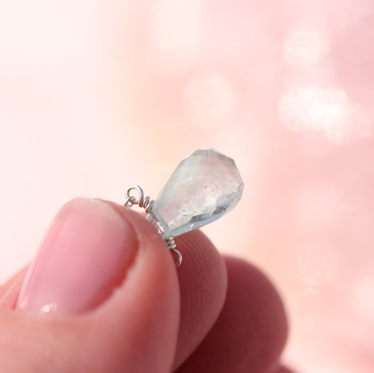 Green Amethyst Briolette Necklace