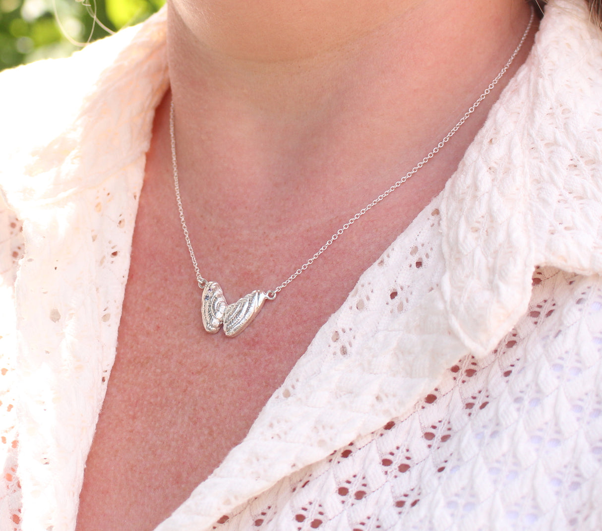 Butterfly Shell Necklaces