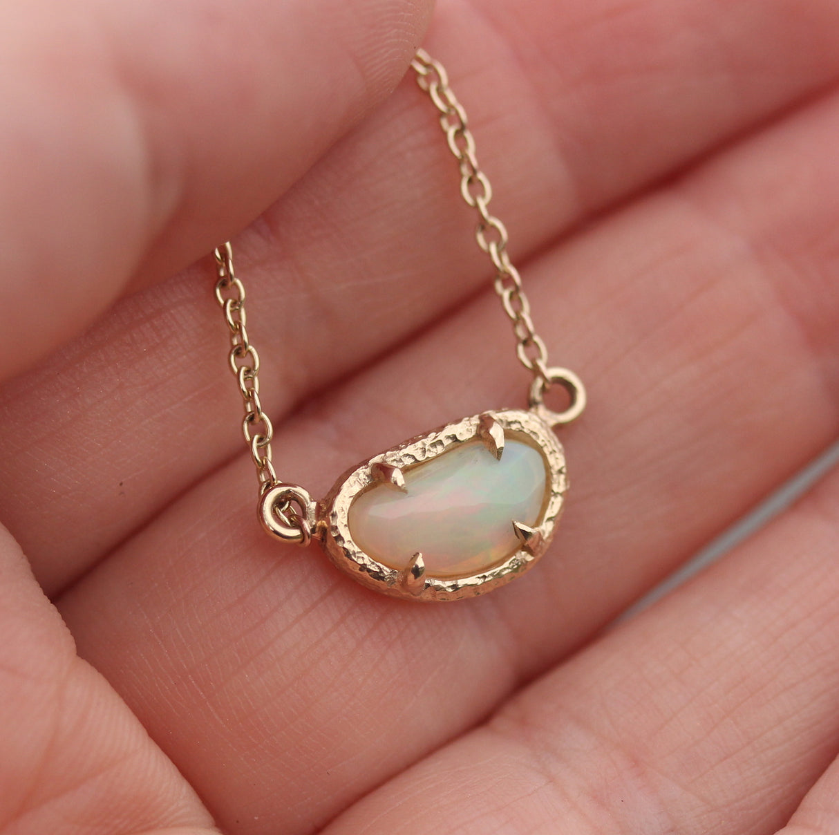 Sand and Opal Necklace