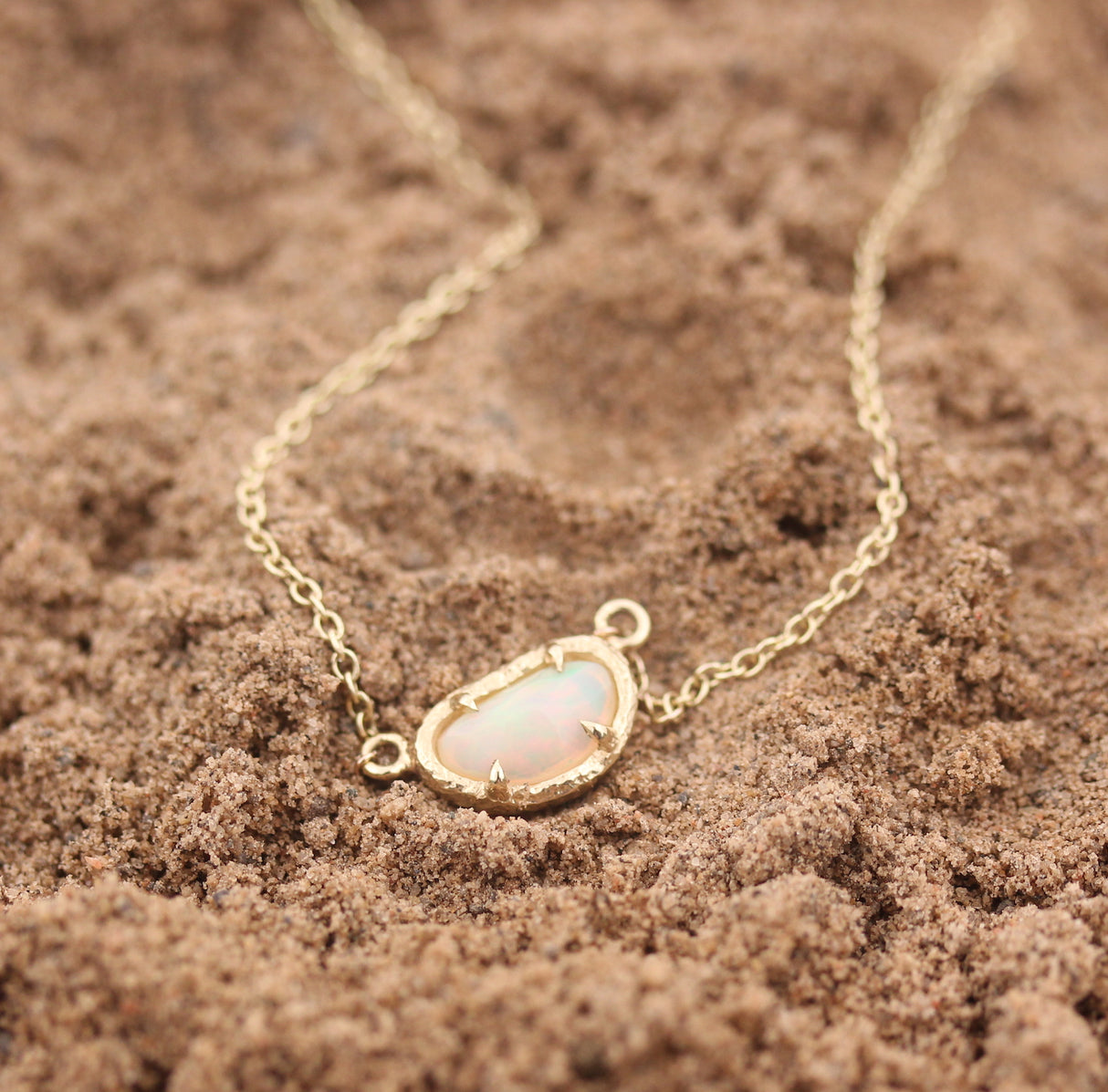 Sand and Opal Necklace