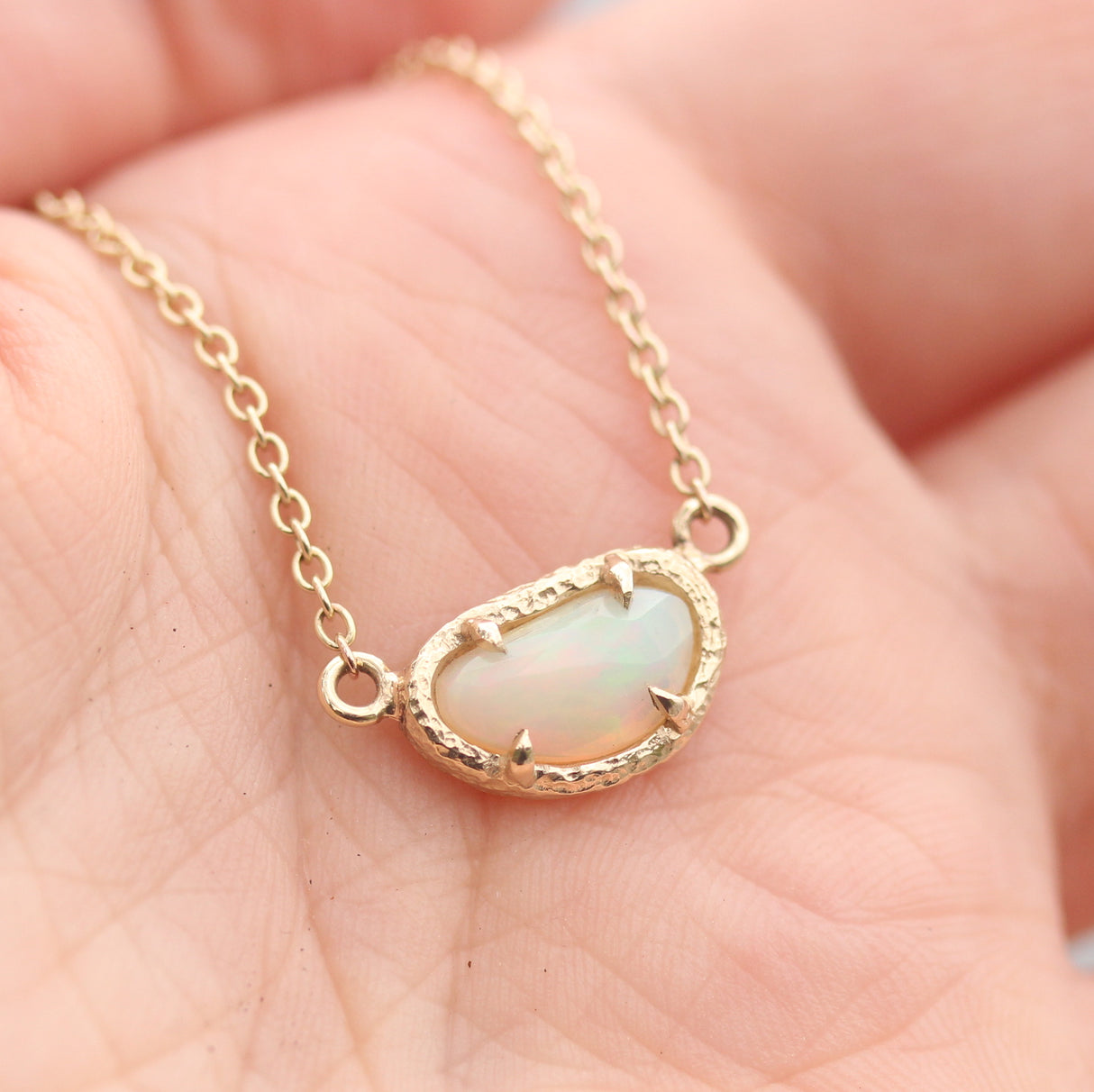 Sand and Opal Necklace
