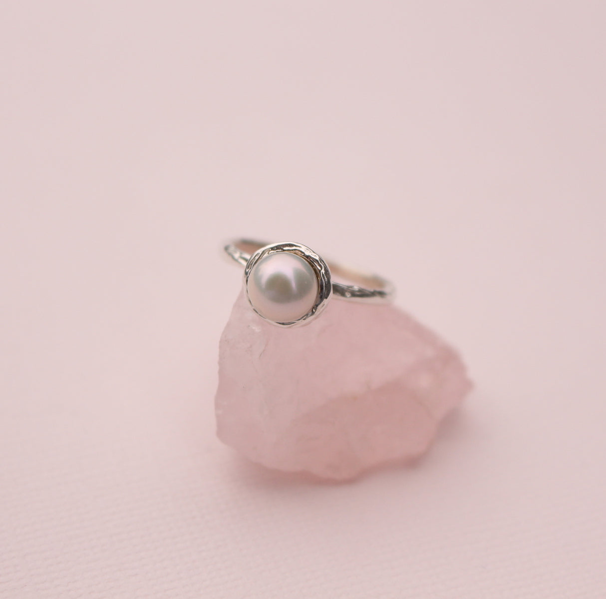 Freshwater Pearl Nest Ring in Sterling Silver
