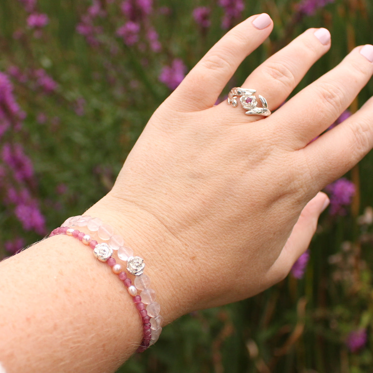 peony tourmaline bracelet