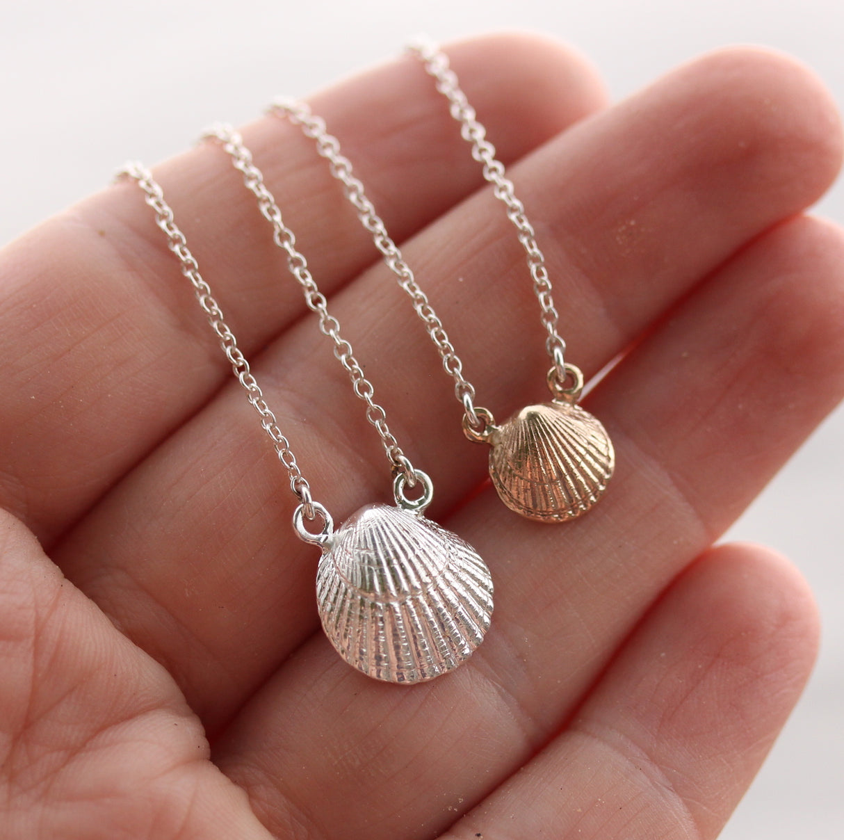 Shell and Pearl Necklace