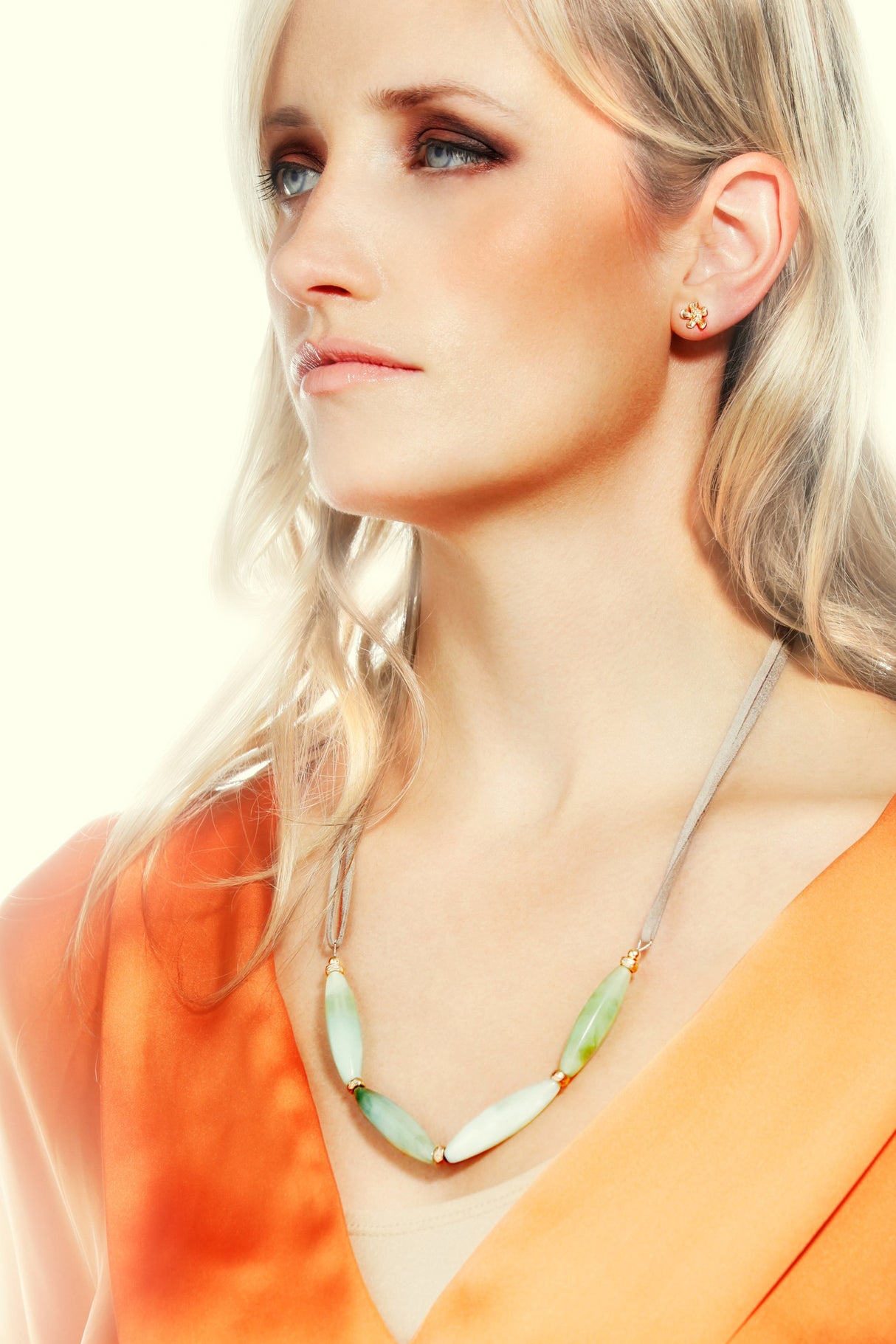 Blooming branches - jade necklace - Kathryn Rebecca