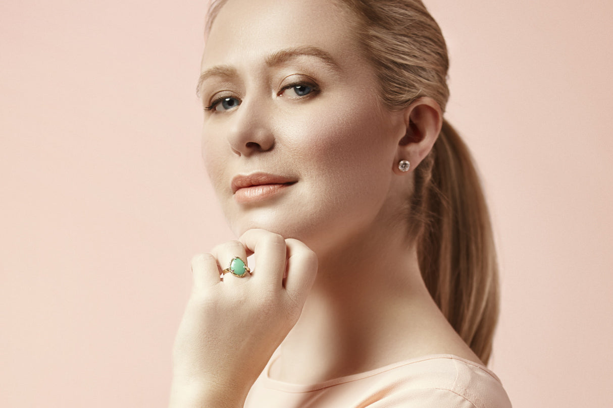 Chrysoprase ring - Kathryn Rebecca