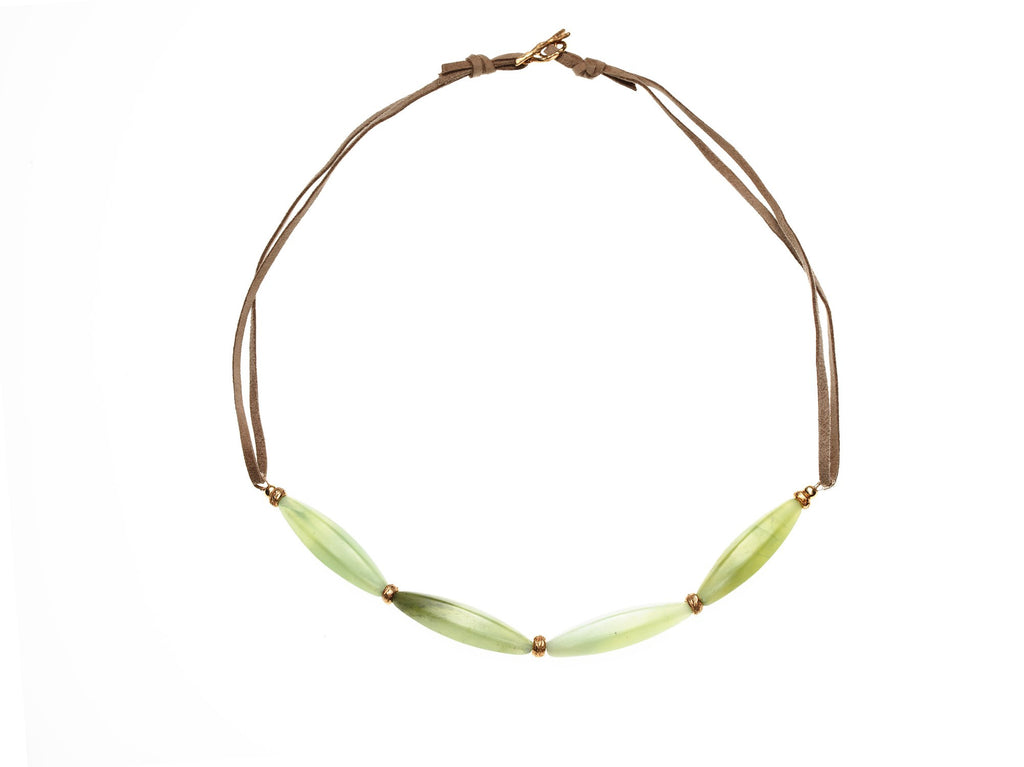 Blooming branches - jade necklace - Kathryn Rebecca