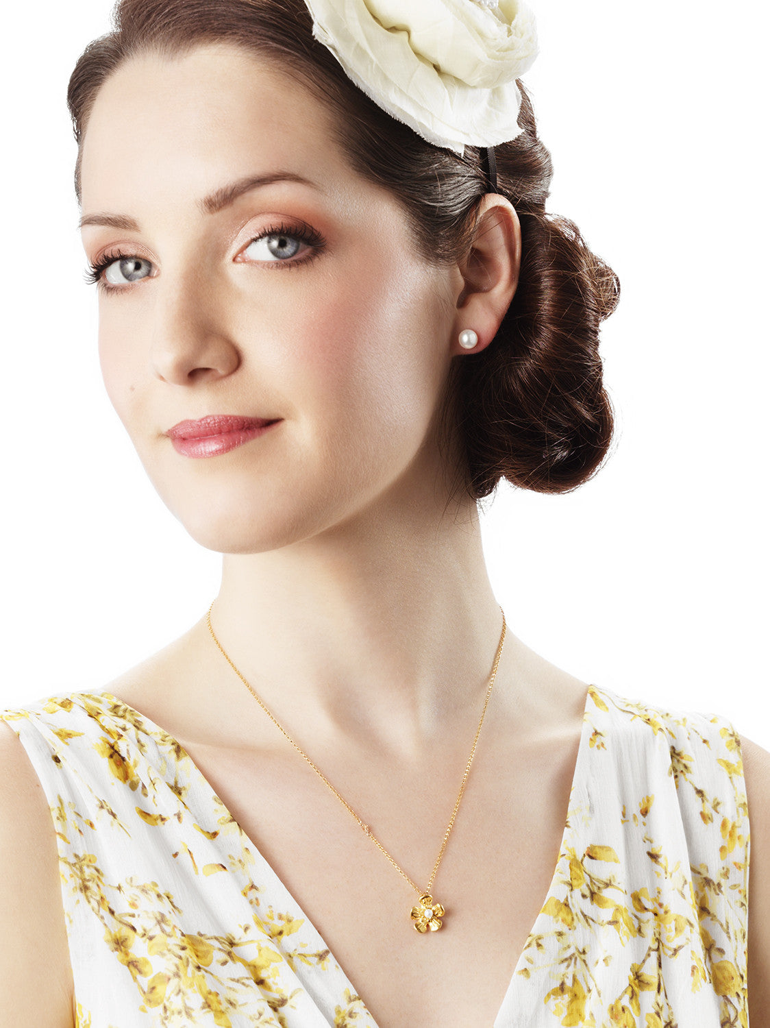 Buttercup with pearl - Kathryn Rebecca