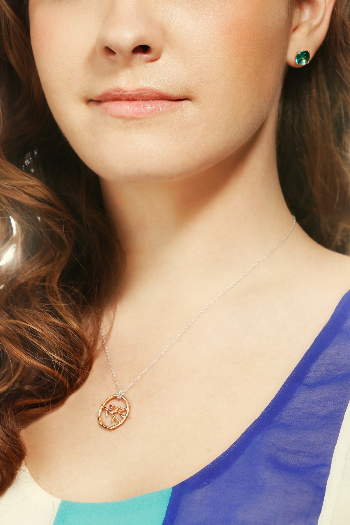 Blooming branches - gemstone necklace - Kathryn Rebecca