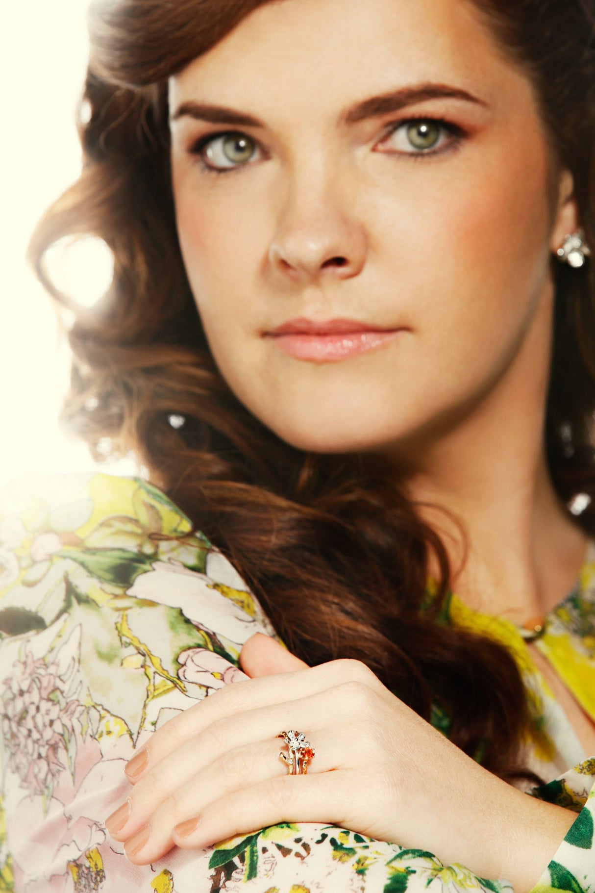 Blooming branches -oval branch ring - Kathryn Rebecca