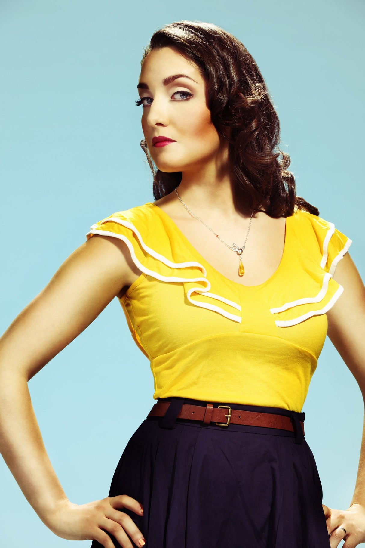 Spring Blossom drop necklace - Kathryn Rebecca