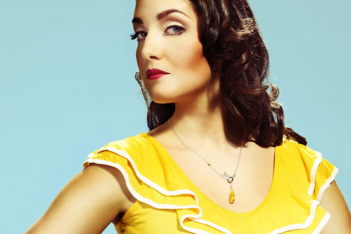 Spring Blossom drop necklace - Kathryn Rebecca