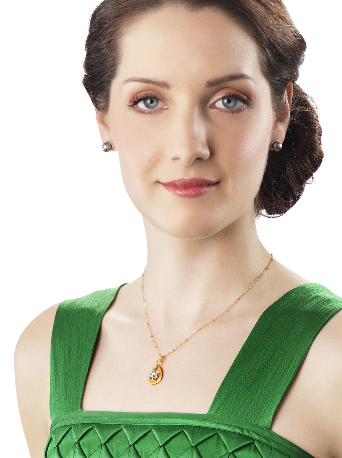 Forget-me-not charm necklace - Kathryn Rebecca