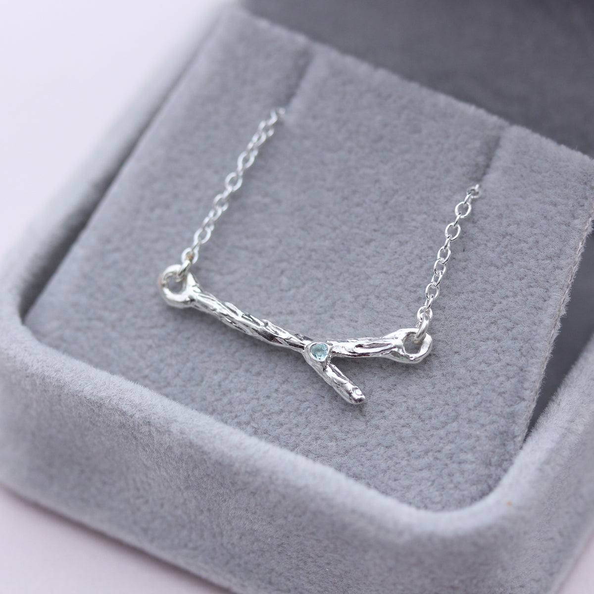 Delicate branch necklace