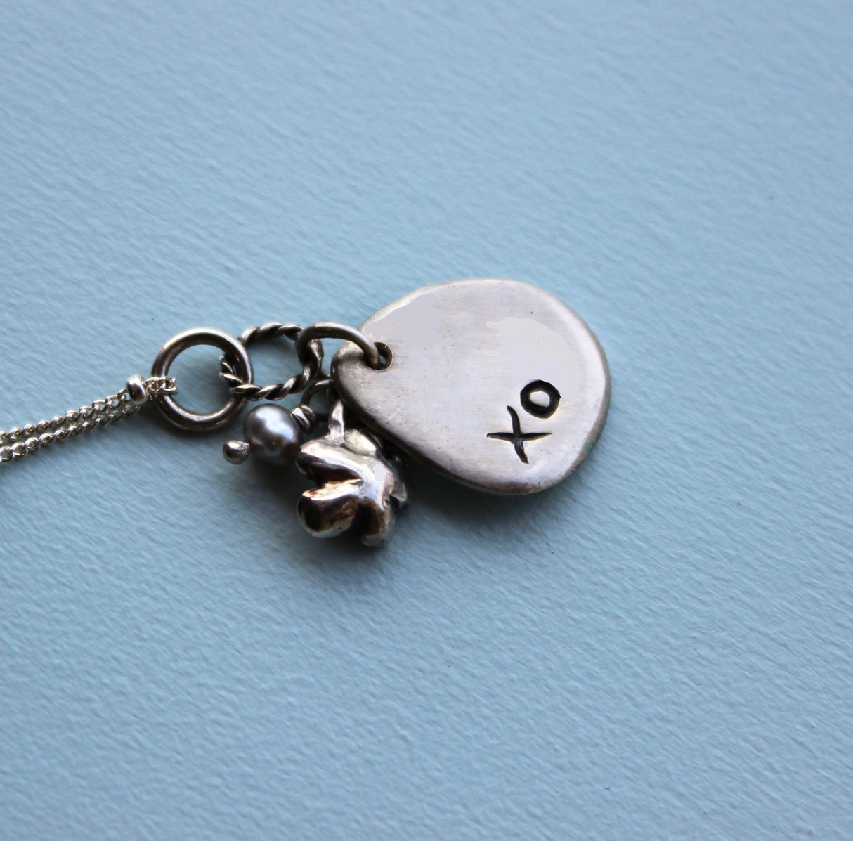 Forget-me-not charm necklace - Kathryn Rebecca