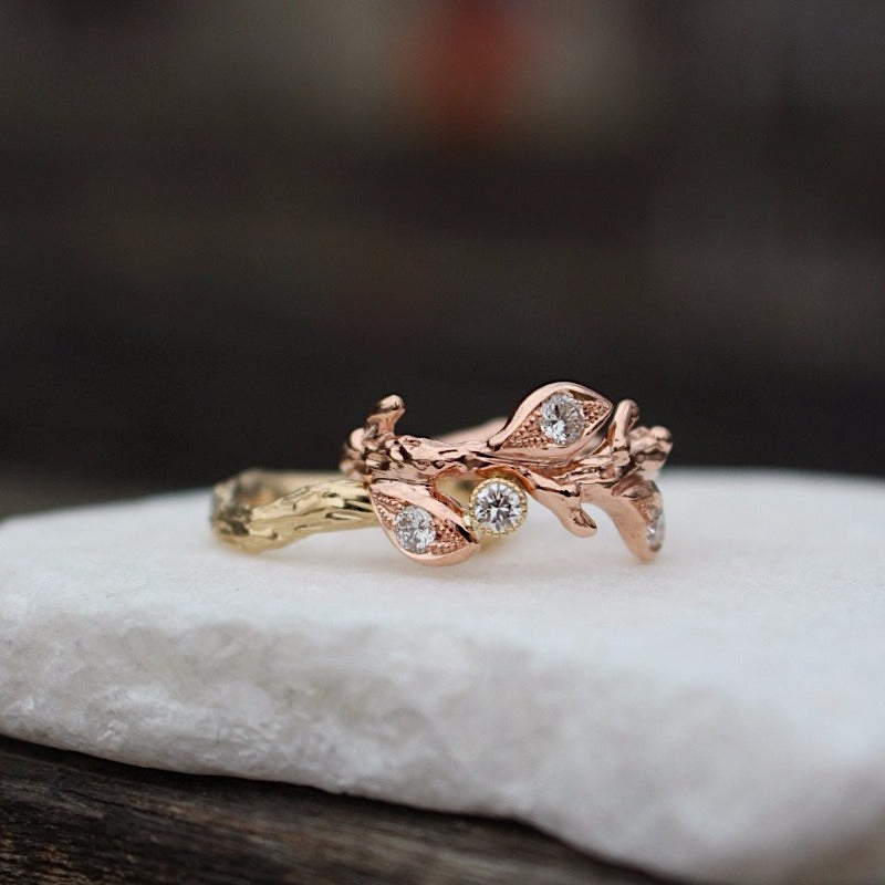 Branch, Leaf and Flower Rings