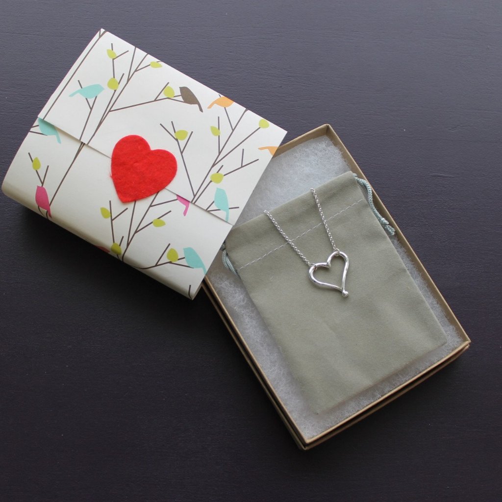 Large heart necklace - Kathryn Rebecca