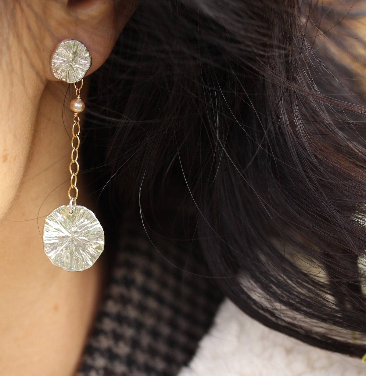 Beneath the lilies - interchangeable earrings