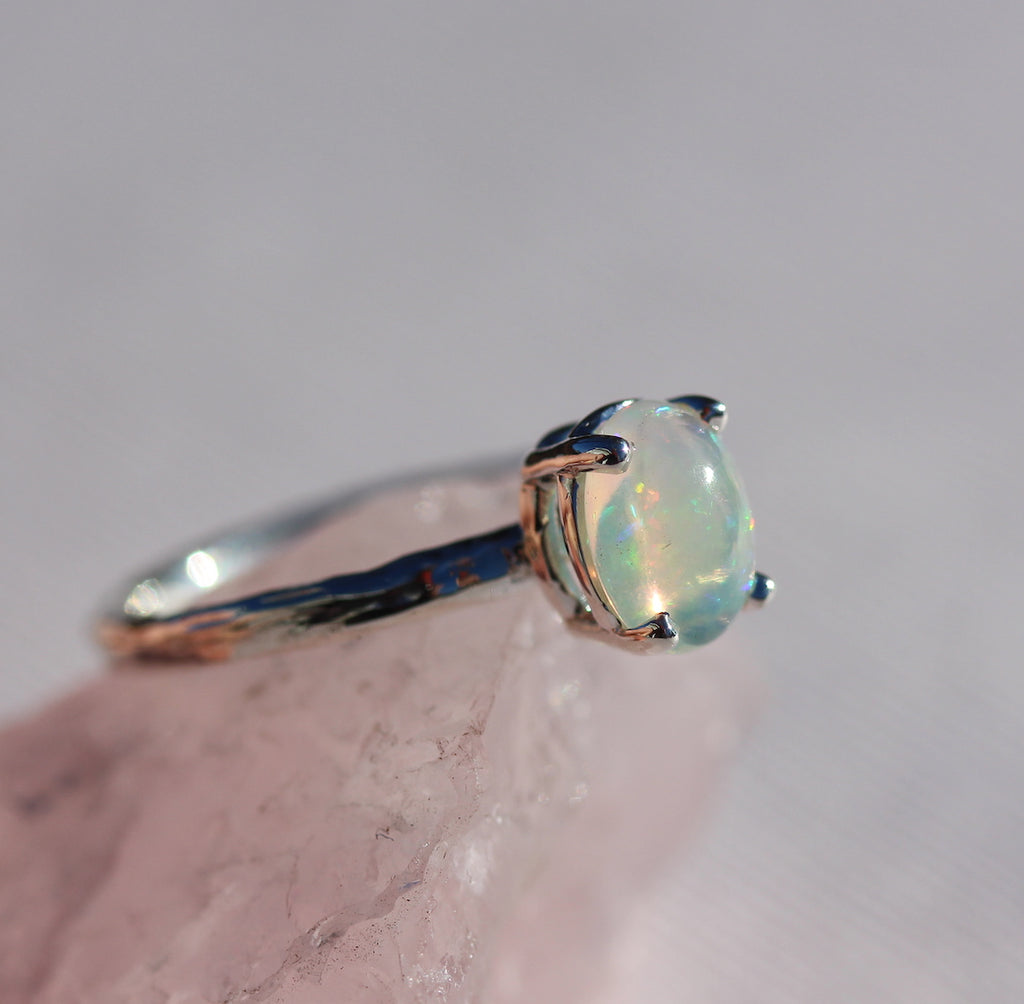 opal branch ring by kathryn rebecca