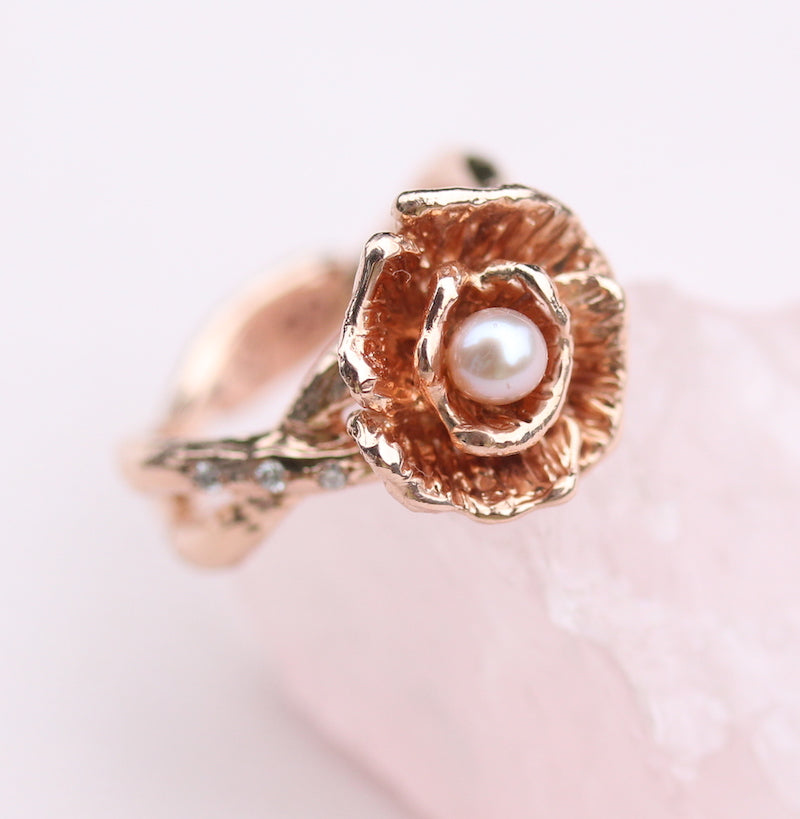 poppy engagement ring