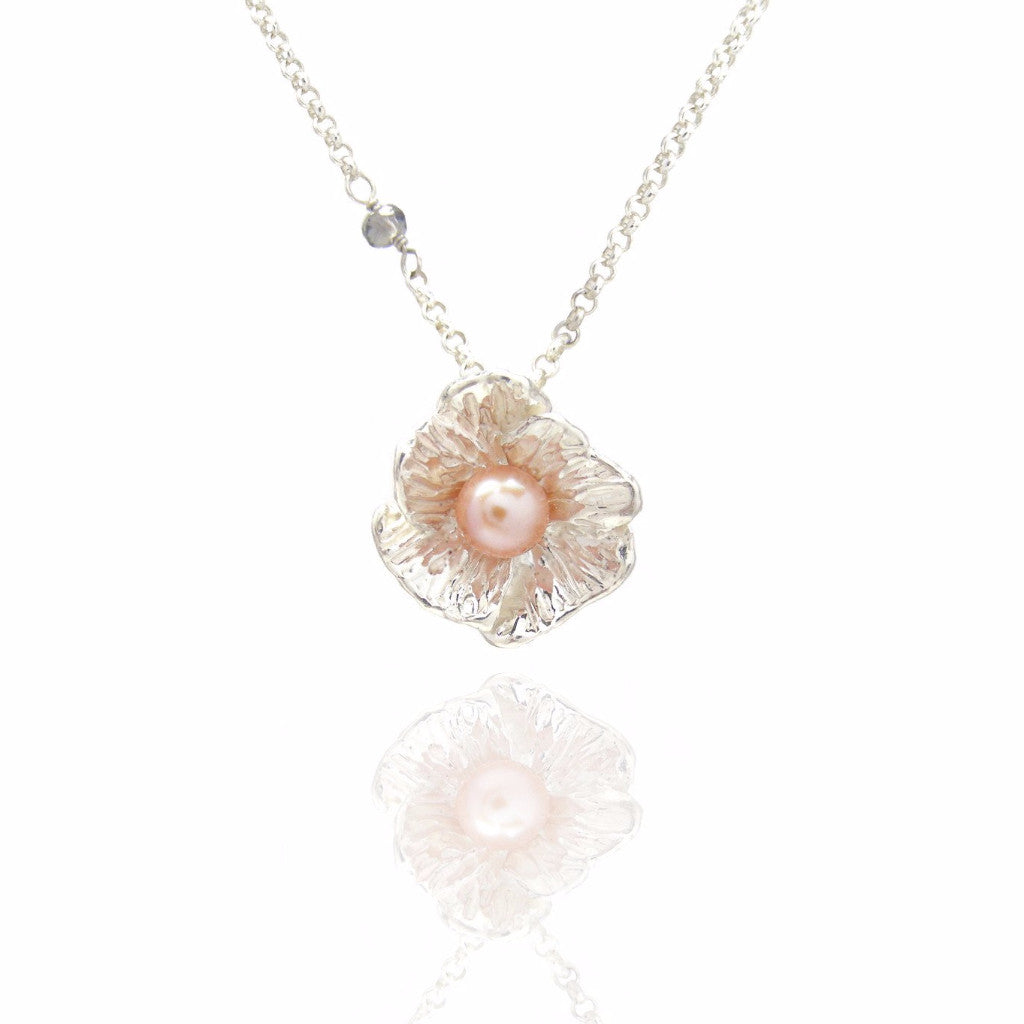 Poppy with pearl necklace - Kathryn Rebecca