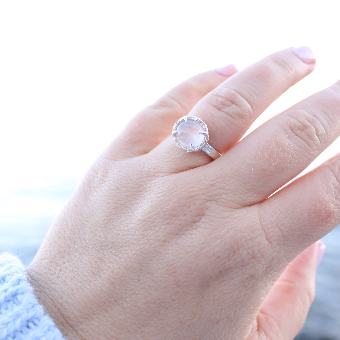 Rose Quartz ring