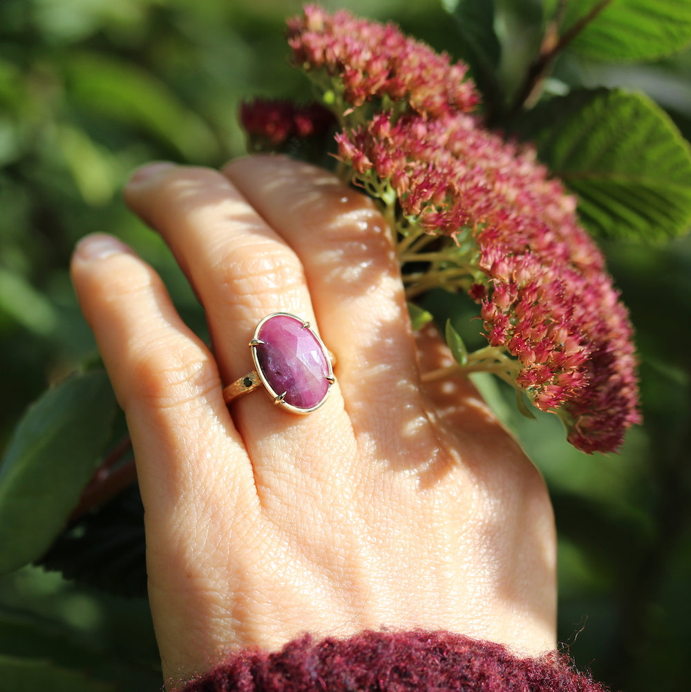 Ruby Rosecut Ring