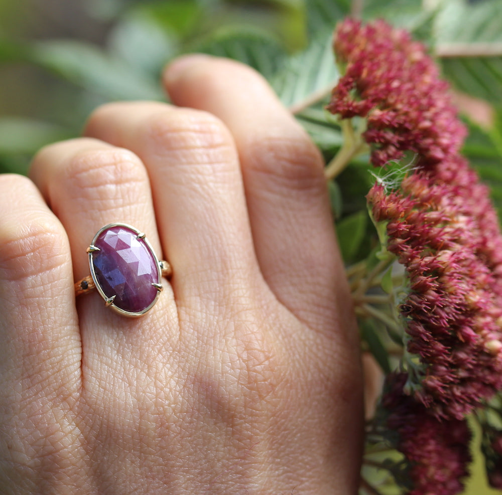 Ruby Rosecut Ring