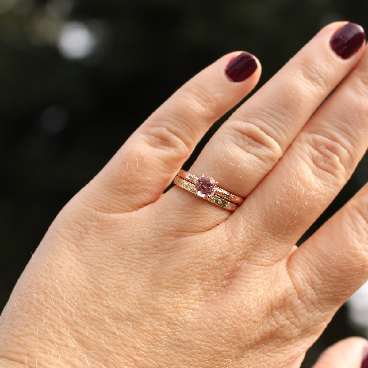 Water band with diamonds