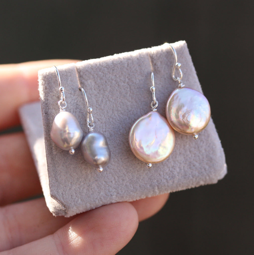 Drop Pearl Earrings