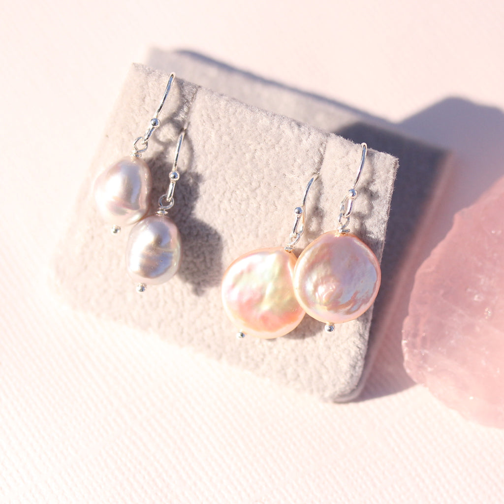 Drop Pearl Earrings