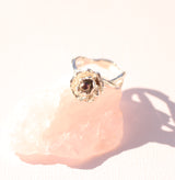 Poppy ring with pearl
