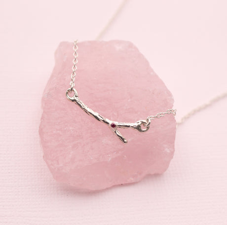 Delicate branch necklace
