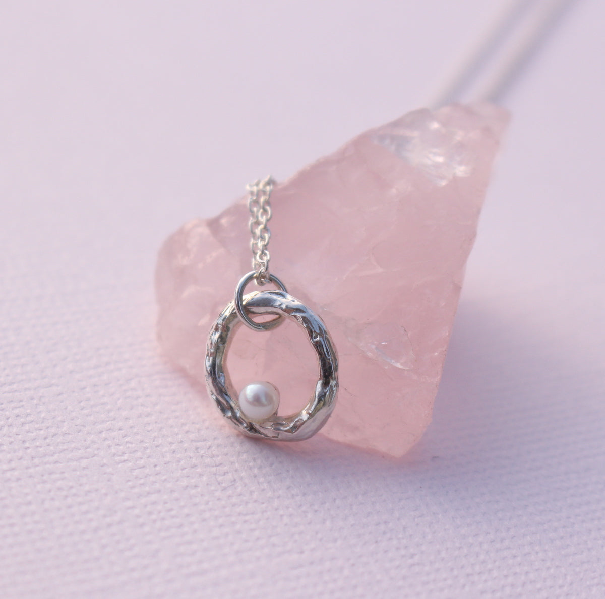 Birthstone Circle branch necklace
