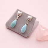 Drop Earring with Gemstone