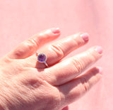 Amethyst Ring - Crown jewel