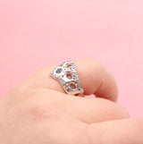 Seafoam Aquamarine & Diamond Ring - Kathryn Rebecca